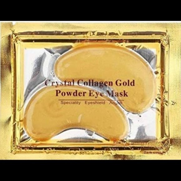 24 pairs of Crystal Collagen Gold Powder Eye Masks NEW SEALED - Picture 2 of 2